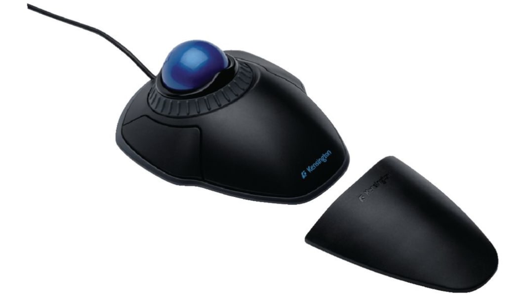Kensington K72337EU 2 Button Wired Track Ball Optical Mouse Black