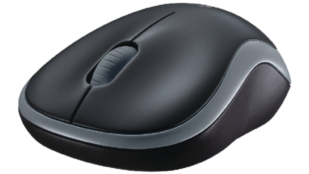 Mouse Ottico Nero/Grigio Wireless Wireless Logitech, pulsanti 3