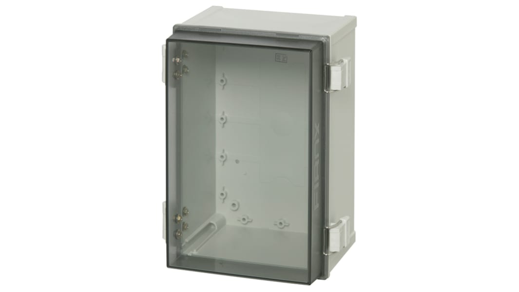 Fibox CAB Series Polycarbonate Wall Box, IP65, Viewing Window, 300 mm x 200 mm x 180mm