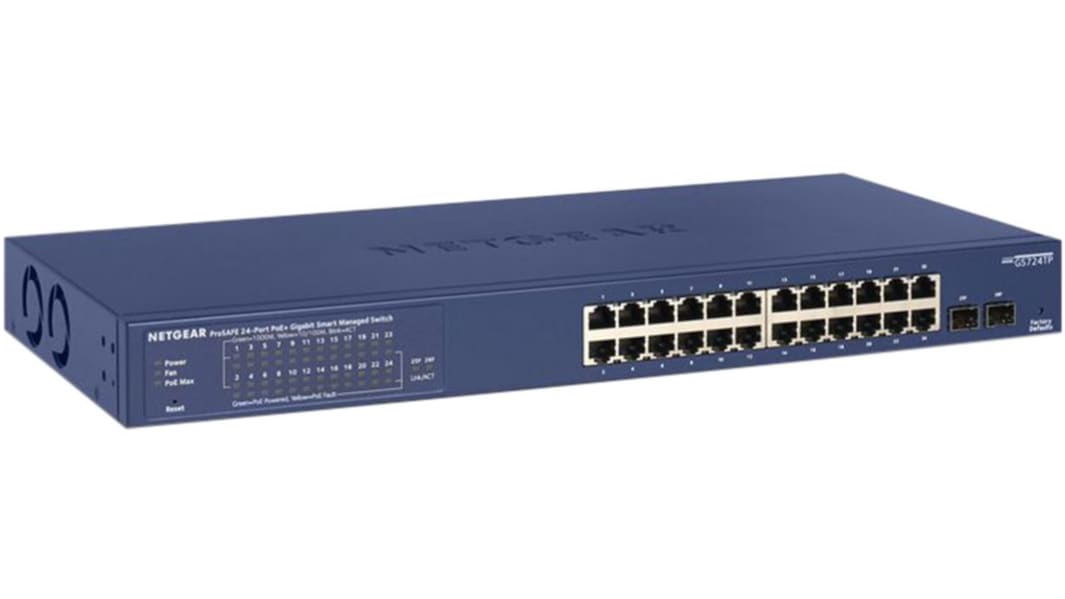 Netgear Managed 24 Port Ethernet Switch With PoE