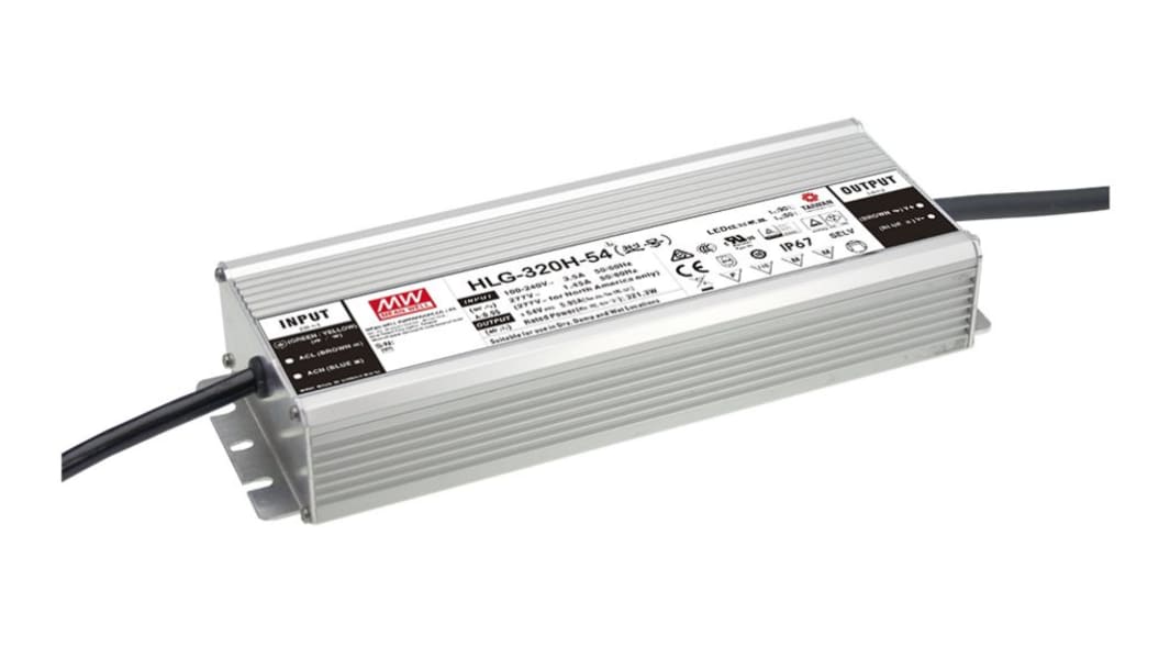 MEAN WELL LED-Treiber 305 V ac, Ausgang 24V / 13.34A Konstantstrom/Konstantspannung