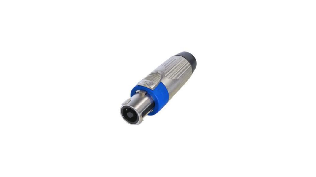 Neutrik NLT4FXX Cable Mount Loudspeaker Connector Socket, 4 Way, 30A, Solder Termination