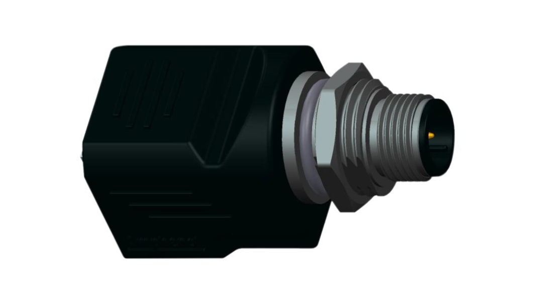 Adaptateur Fiche mâle M12 Amphenol Industrial Blindé