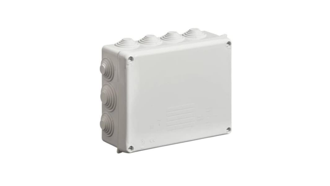 Scatola di derivazione WISKA, Termoplastico Grigio chiaro RAL 7035, 230x180x88mm, IP55