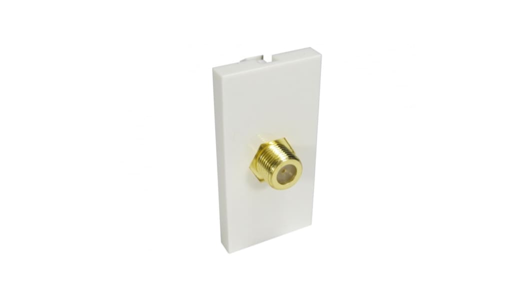 Roseta de vídeo y audio Adaptador hembra F 1 conector conectores Hembra