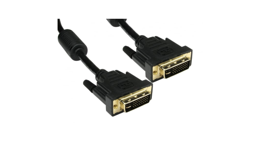RS PRO, Male DVI-I Dual Link to Male DVI-I Dual Link Cable, 3m