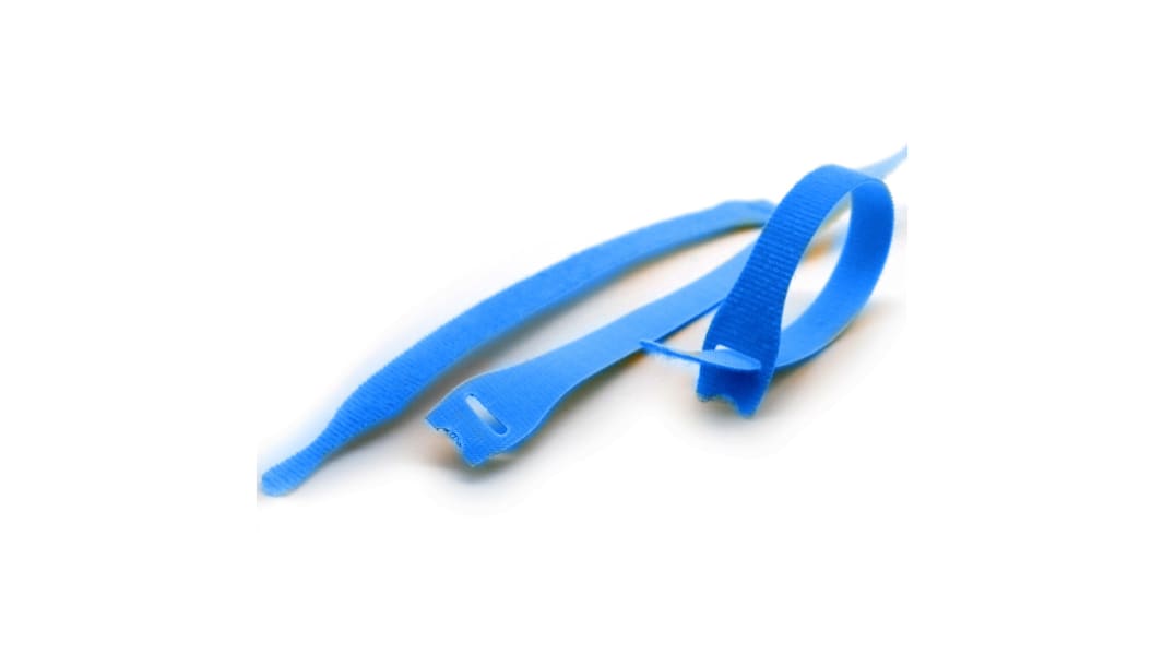Velcro  Self Engaging Blue Reclosable Fastener, 13mm x 200mm