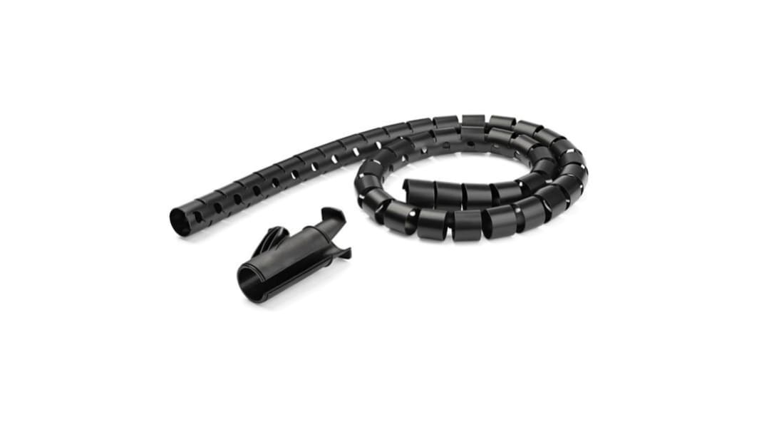 Gaine de câble spiralée StarTech.com → 25mm, Ø interne 45mm, Noir, en Polyéthylène