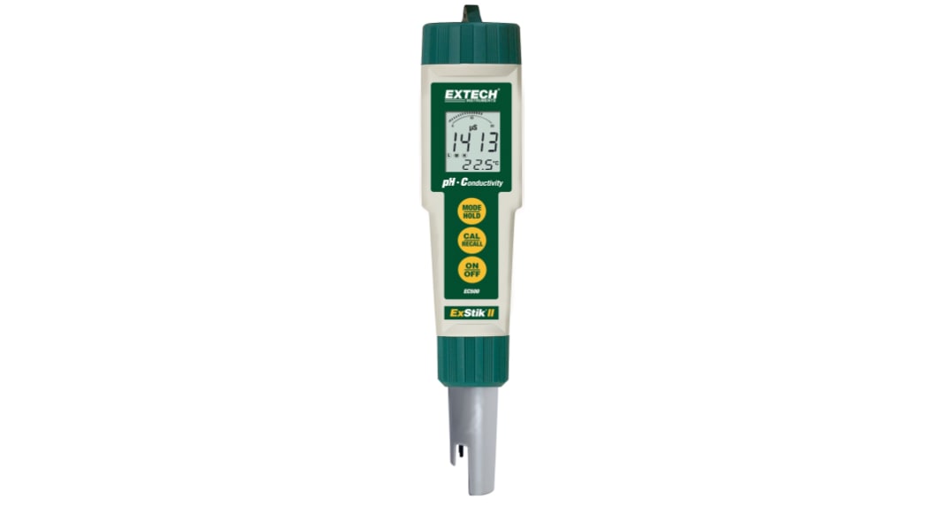 Misuratore di conduttività Extech, 19.99ms/cm max. ±2 %FS, risoluz. , risoluz. 0,1 μS/cm
