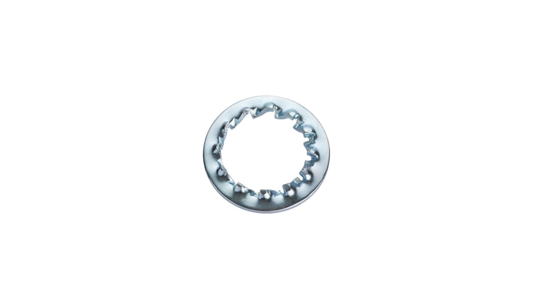 Rondelles RS PRO pour vis M3, Acier Galvanisé brillant
