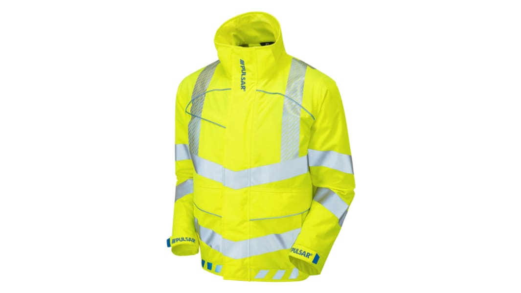 PULSAR EVO103 Yellow Unisex Hi Vis Bomber Jacket, L