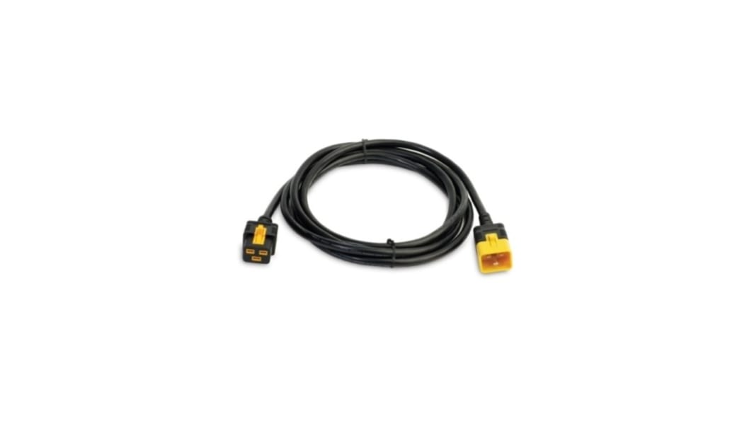 APC Konfektioniertes Stromkabel, A IEC C20 / Stecker gerade, B IEC C19 / Buchse gerade, 3.05m