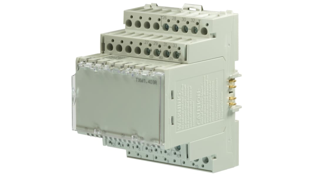 Siemens TXM1 Series I/O module for Use with Building Automation And Control Systems, Digital, Relay, 24 V dc