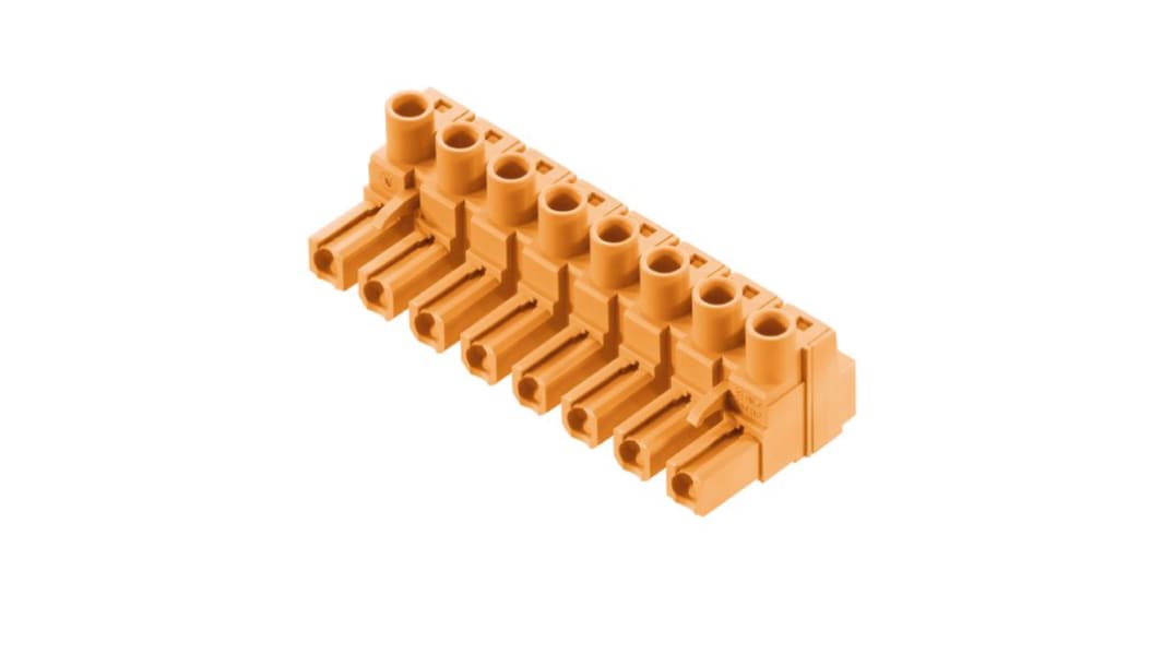 Weidmüller, 7.62mm Pitch, BL 7.62, , PCB Connector, Header, Cable Mount, Screw Termination, 1980480000