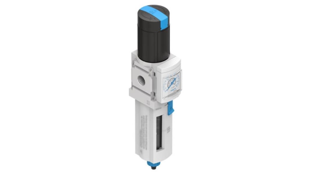 Festo MS Filter Regulator, 40μm, G 1/4, Automatic, 12 bar, 529151