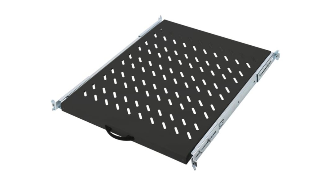 Estantería 1U Digitus, ventilado Negro, 40mm x 485mm, carga máx. 25kg