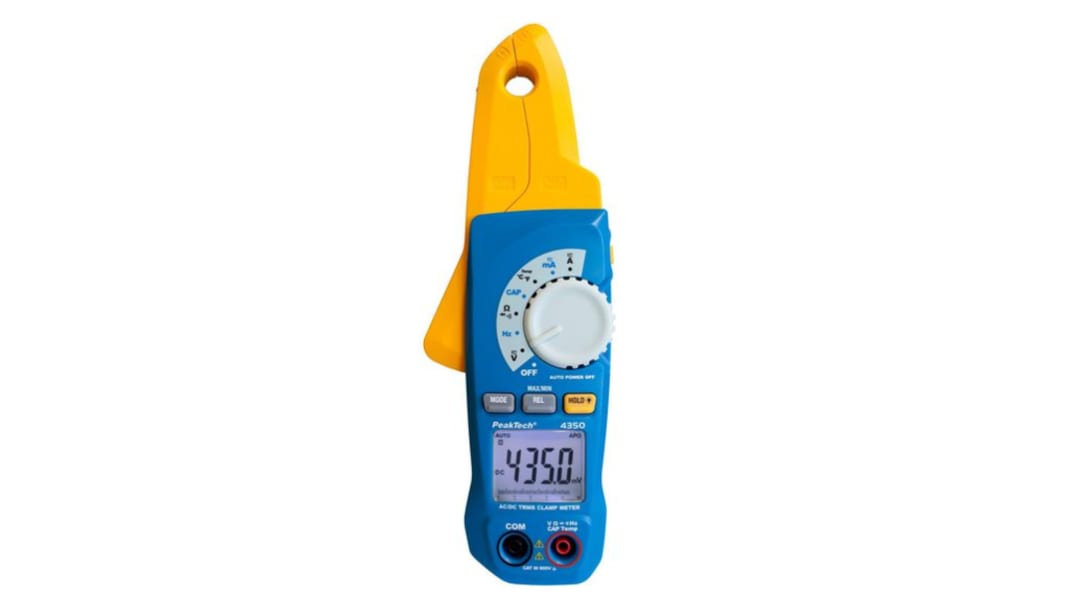 PeakTech PeakTech P4350 Clamp Meter, 80A dc, Max Current 80A ac CAT III 600V