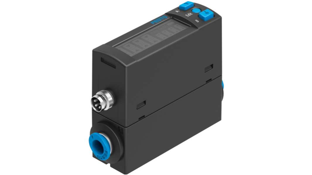 Festo SFAH Series Flow Sensor for Air, 0.1 l/min Min, 5 L/min Max