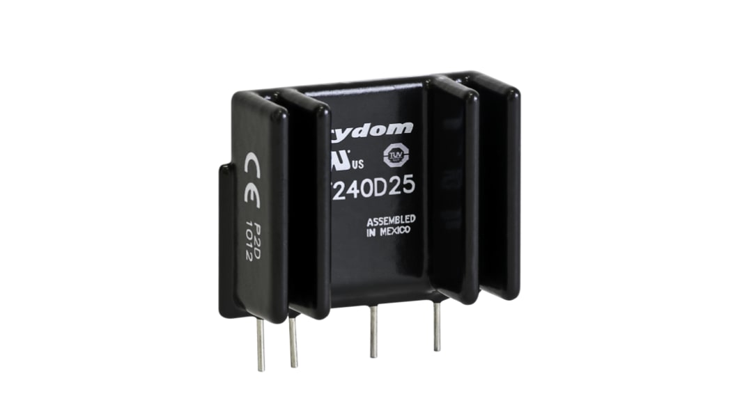 Sensata Crydom Solid State Relay, 25 A rms Load, PCB Mount, 660 V ac Load, 32 V Control
