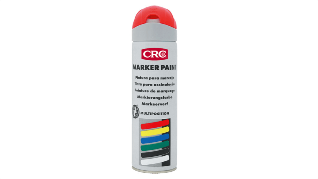 CRC MARKER PAINT Sprühfarbe Rot Fluoreszent, 500ml