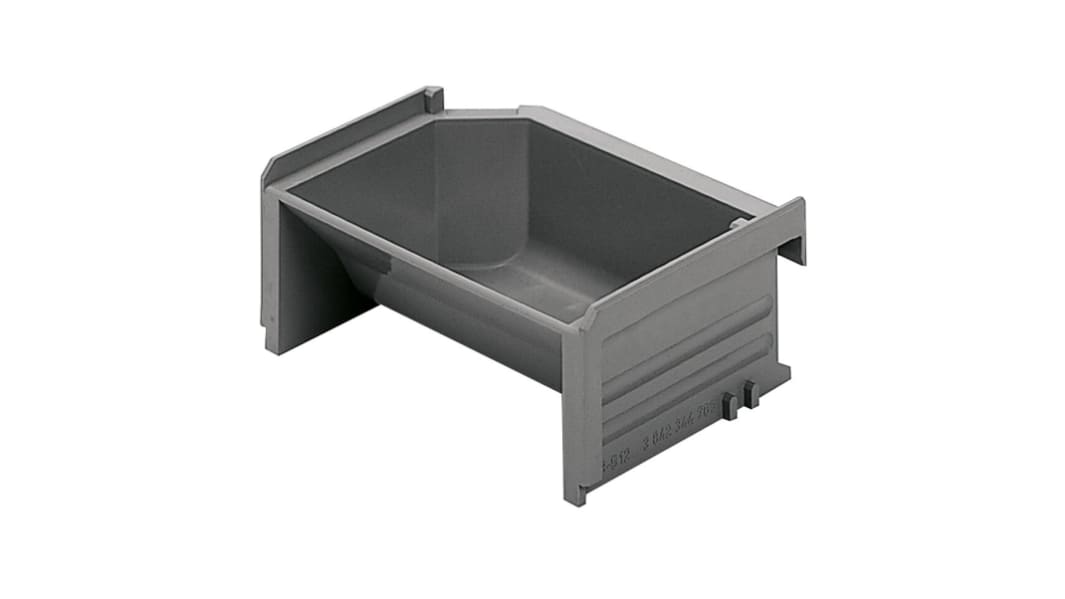 Bosch Rexroth Plastic Storage Bin, 86mm x 123mm x 50mm, Black