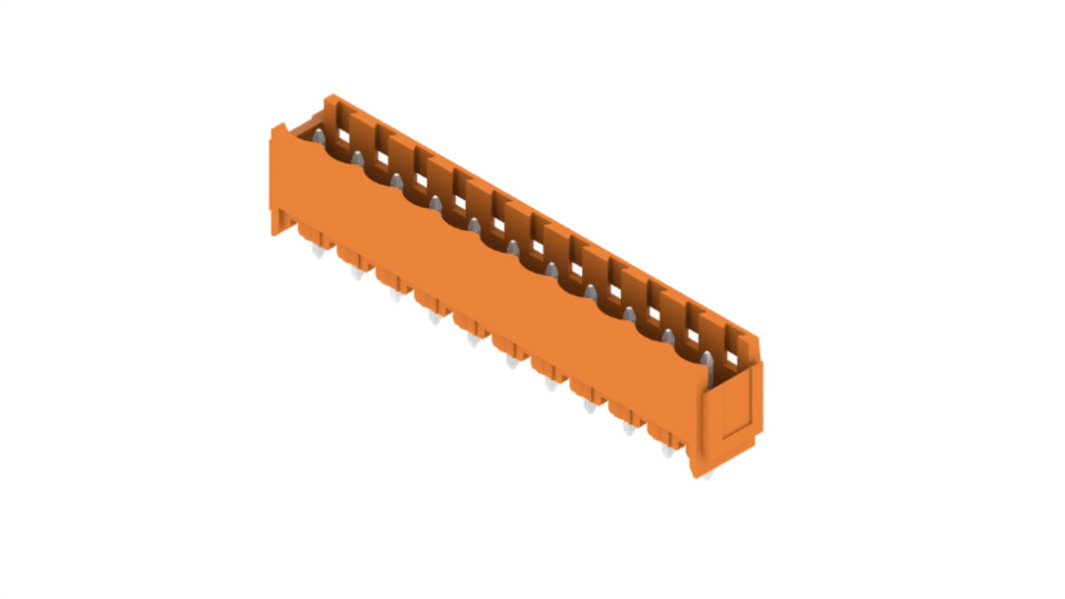 Weidmuller, 5.08mm Pitch, OMNIMATE SL, 11 Way, , Pluggable Terminal Block, Header, Through Hole, Solder Termination,