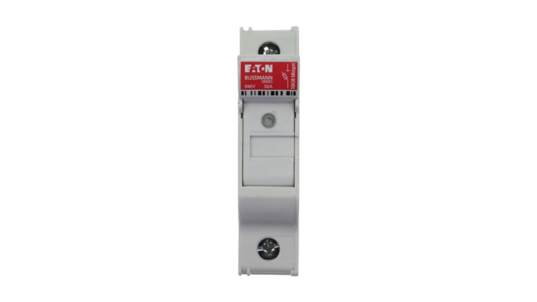 Eaton Sicherungshalter für Hutschienenmontage für 10 x 38mm Sicherungen 32A 690V ac 1P-polig