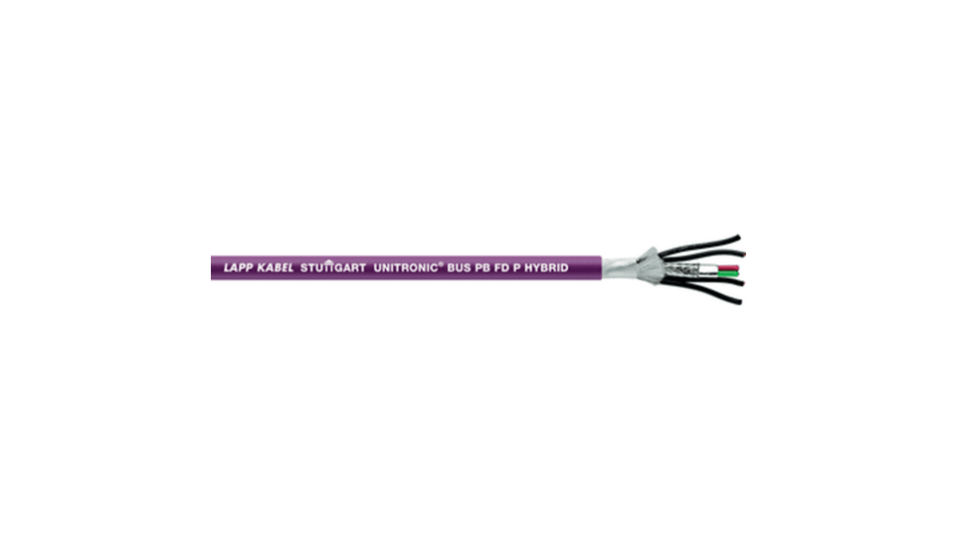 Cable de datos apantallado Lapp UNITRONIC BUS PB FD P de 6 núcleos, 0,64 mm², 1,5 mm², Ø ext. 11.3mm, long. 50m, 100 V,