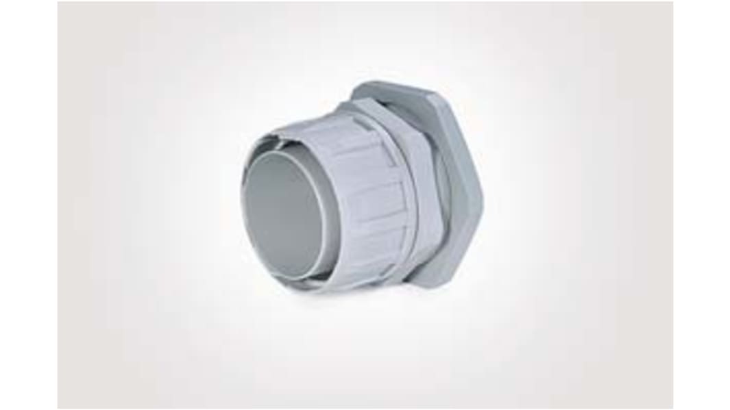 HellermannTyton FG Series Grey PP Cable Gland, M20 Thread, 11.1mm max., IP54