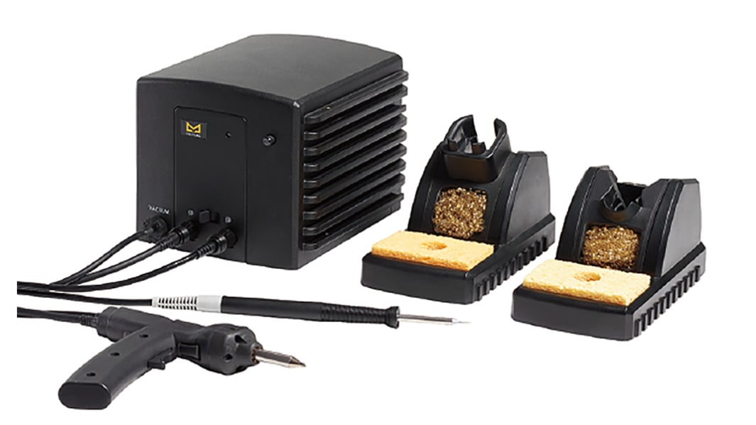 Metcal MFR-1300 Lötstation, Typ F - Schutzkontakt-Stecker, Typ G - UK 3-polig Entlöten 60W / 240V, 2-Kanal LCD