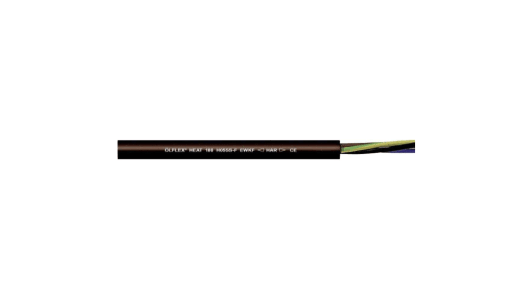 Cavo di potenza Lapp per alte temperature, 3 cond. 2,5 mm², 500 V, Ø 10.4mm, L. 50m