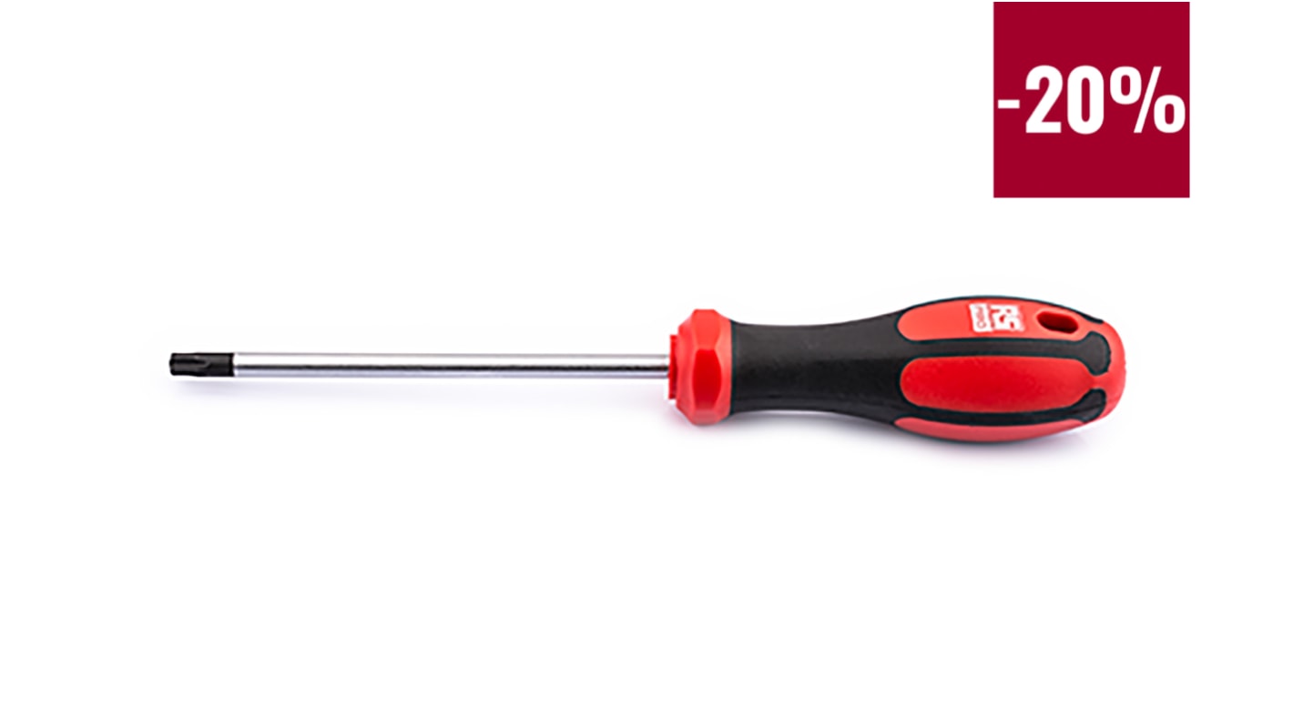 RS PRO Torx  Screwdriver, T40 Tip, 115 mm Blade, 225 mm Overall