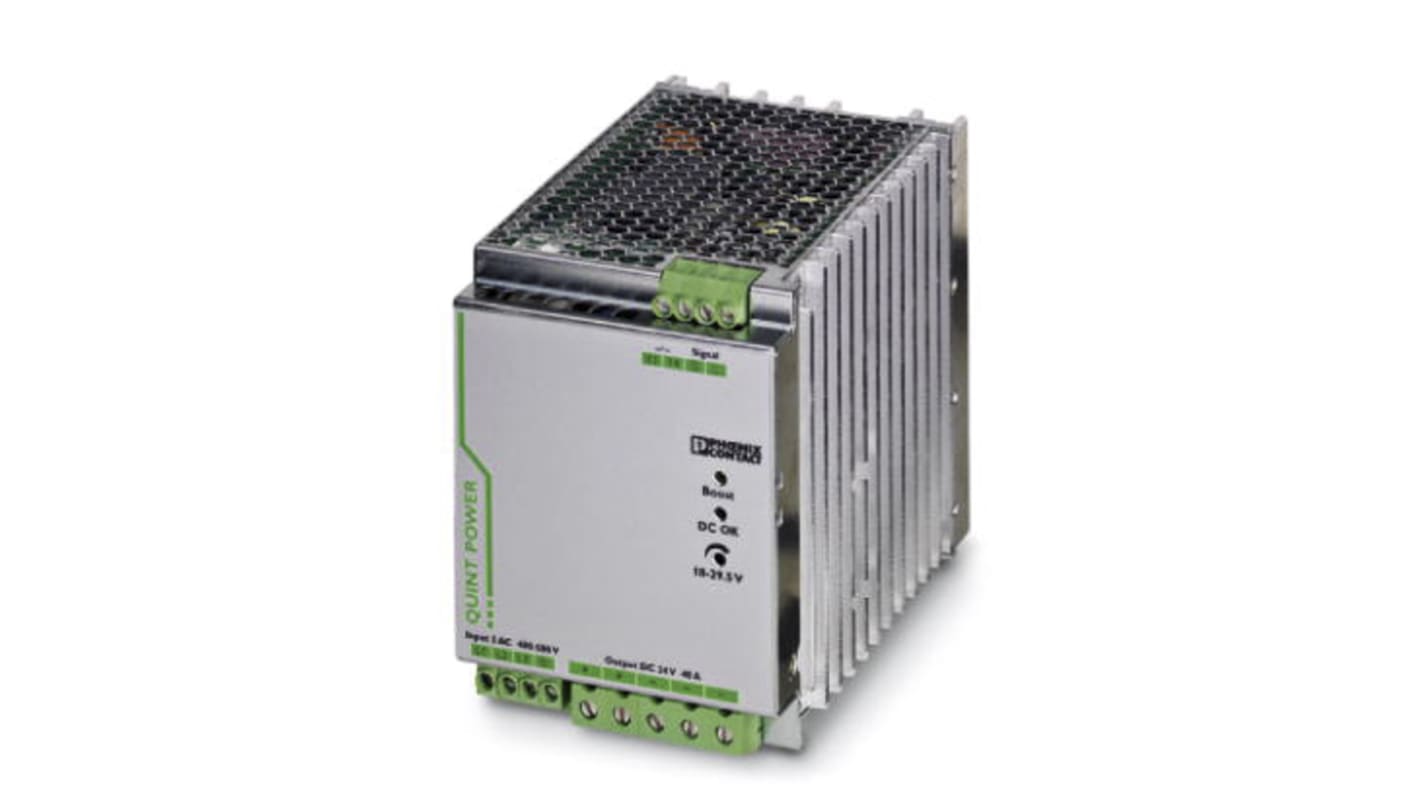 Phoenix Contact QUINT-PS/3AC/24DC/40 DIN-Schienen Netzteil Getaktet 24V dc / 40A 960W 400V ac