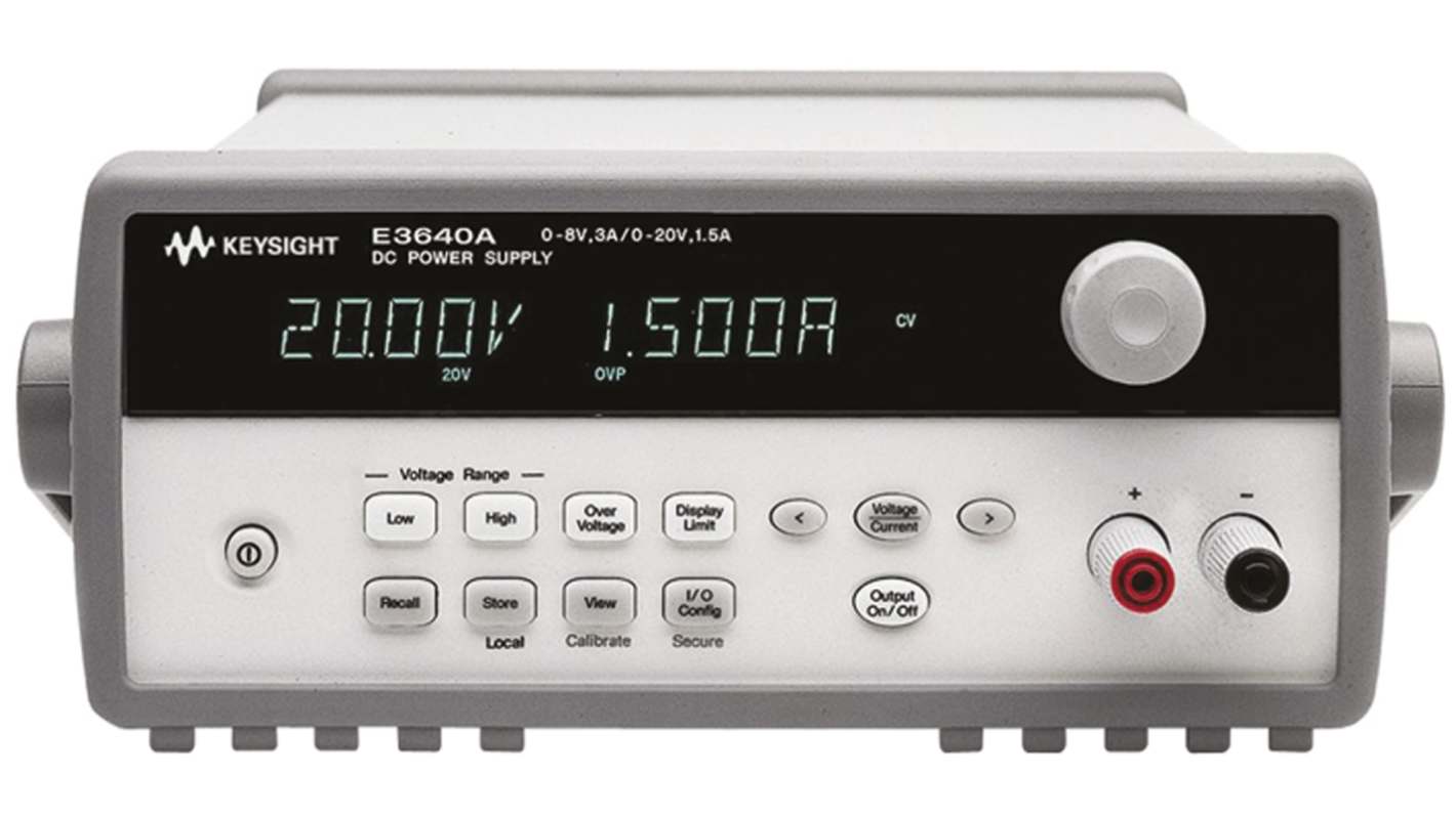 Keysight Technologies E364XA Series Digital Bench Power Supply, 0 → 20V, 1.5A, 1-Output, 30W