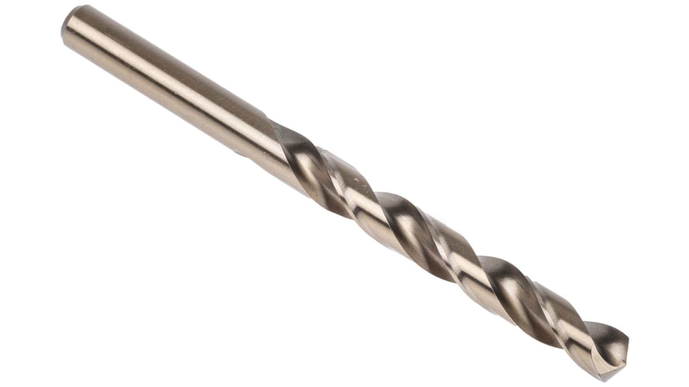 RS PRO HSCo Twist Drill Bit, 10mm Diameter, 133 mm Overall