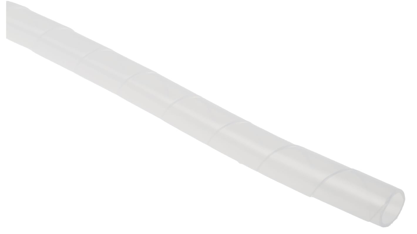 Avvolgicavo a spirale RS PRO, in Polietilene, Ø cavo 9mm - 12mm, Ø interno 9mm, Ø fascio 32mm max