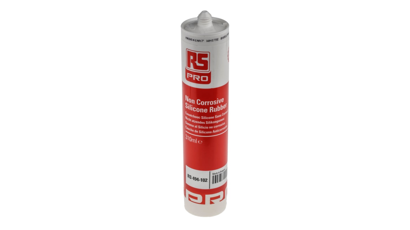 Sigillante al silicone RS PRO Bianco, Cartuccia da 310 ml, -40 → +150 °C