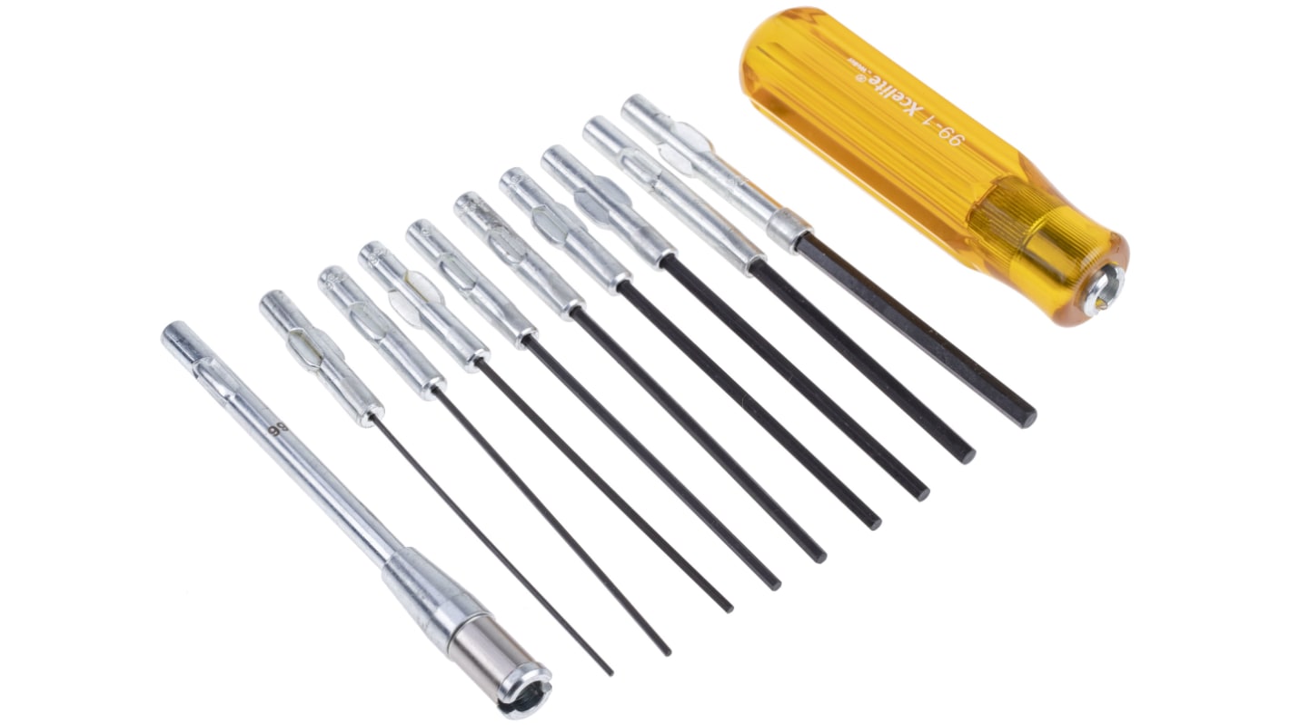 Weller Xcelite Hexagon Interchangeable Screwdriver Set, 11-Piece