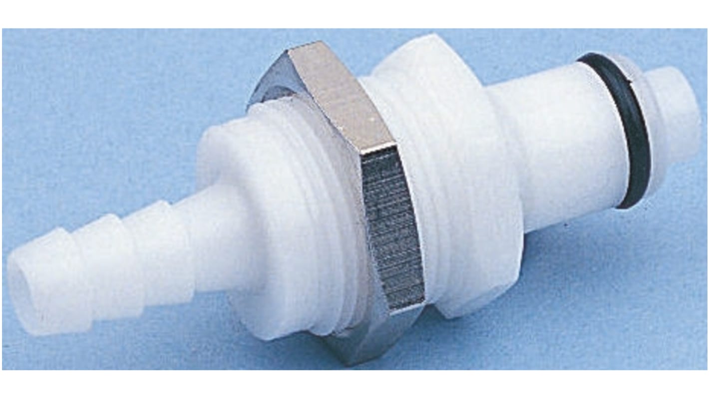 Colder Products Hose Connector, Straight Threaded Coupling 3/8in ID, 8.3 bar