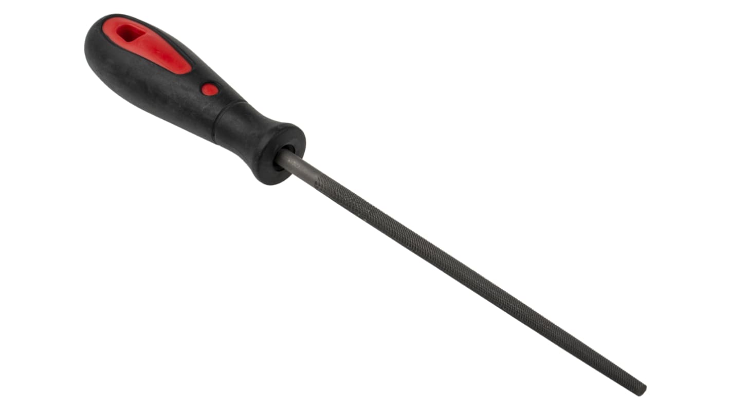 RS PRO 150mm, Second Cut, Round Engineers File With Soft-Grip Handle
