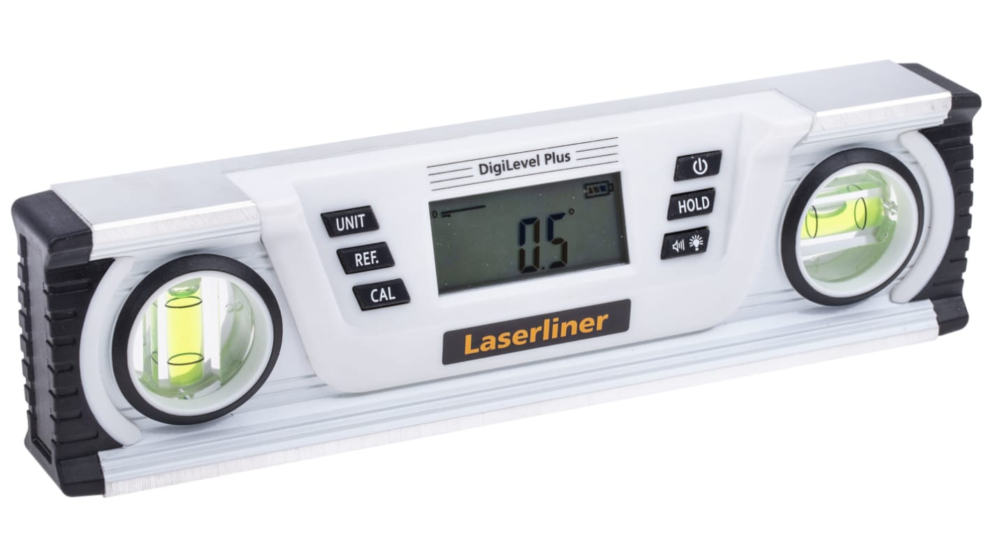 Laserliner 240mm Magnetic, LCD Inclinometer, User Calibrated