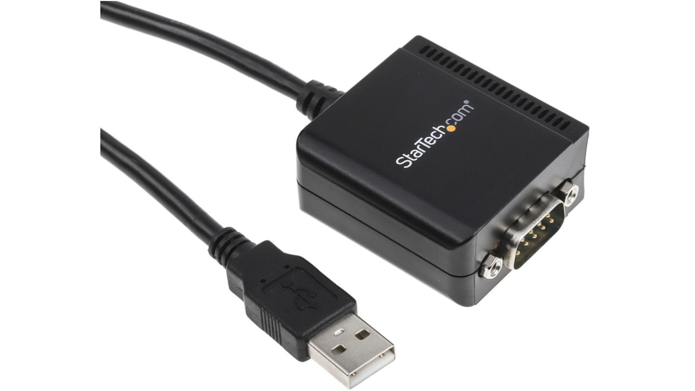 StarTech.com RS232 USB A Male to D-sub, 9 Pin Male Interface Converter