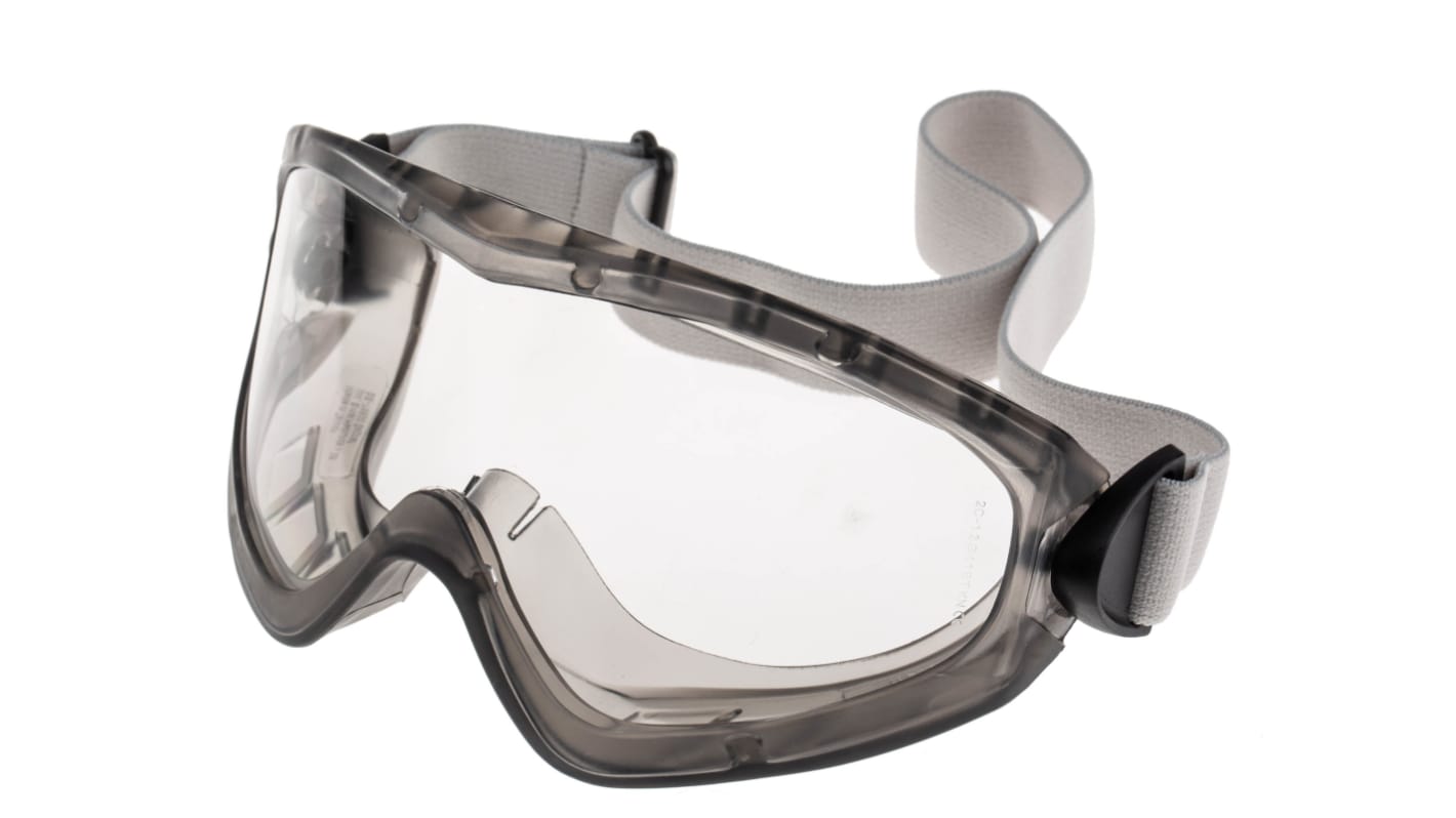 3M 2890, Scratch Resistant Anti-Mist Safety Goggles with Clear Lenses