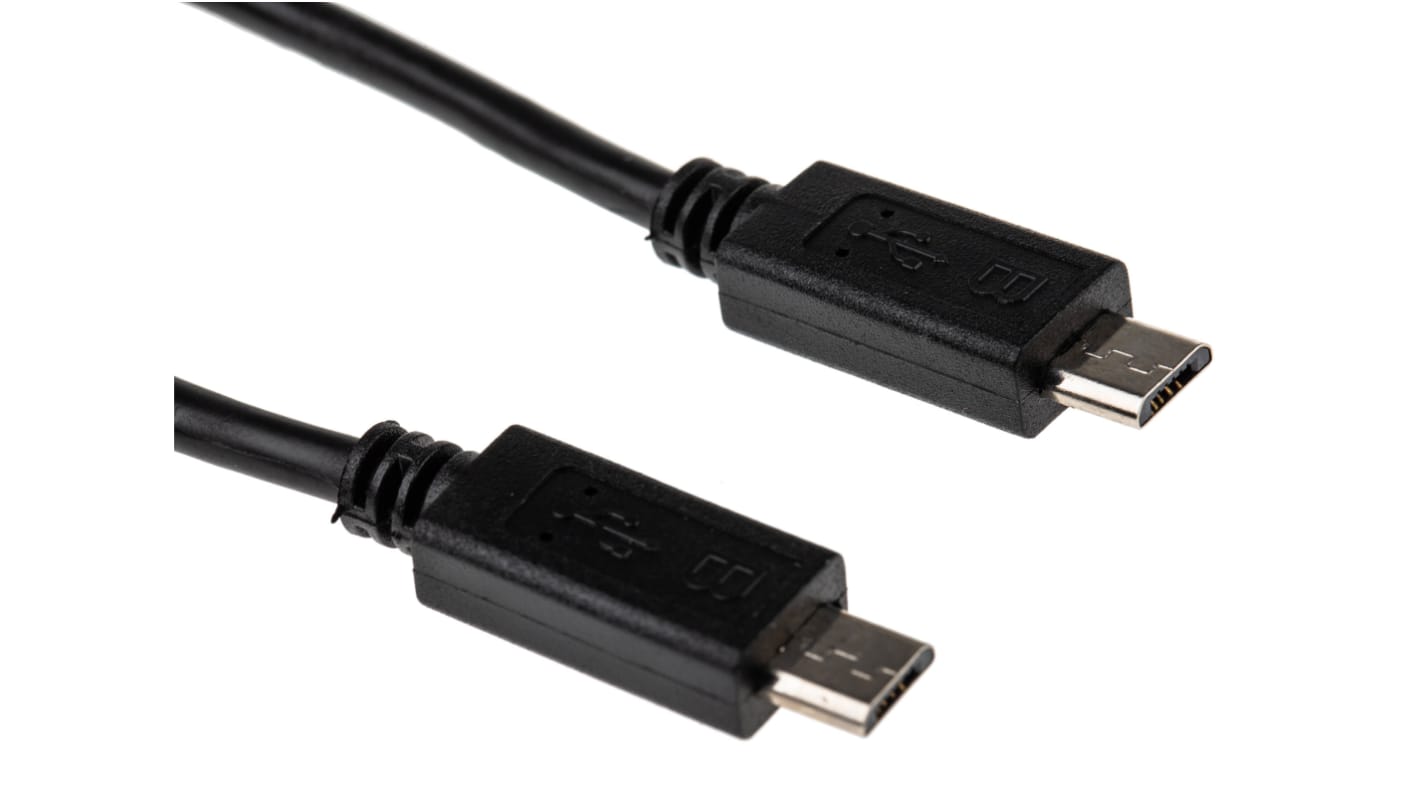 StarTech.com USB 2.0, Male Micro USB B to Male Micro USB B, 480Mbps, 200mm