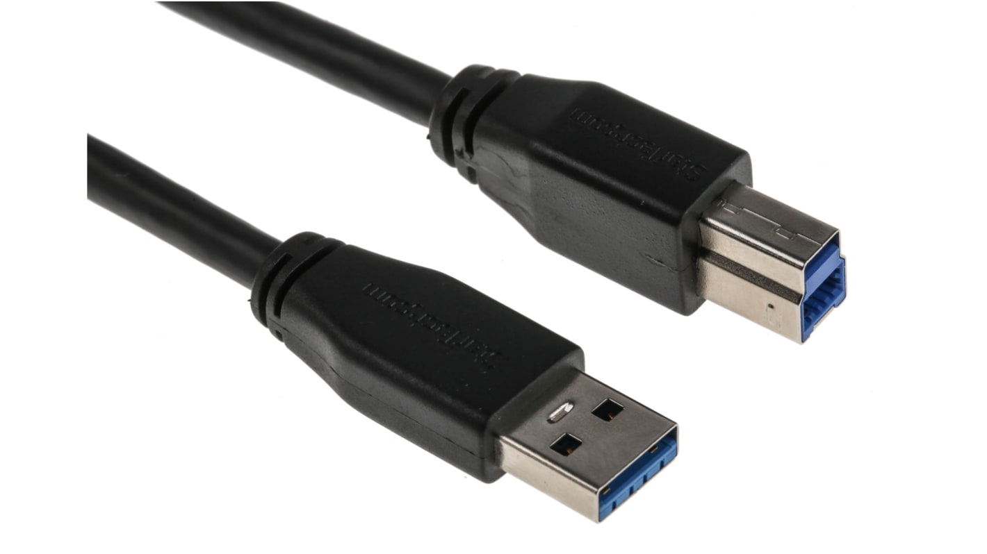 Cable USB 3.0 StarTech.com, con A. USB A Macho, con B. USB B Macho, long. 10m, color Negro