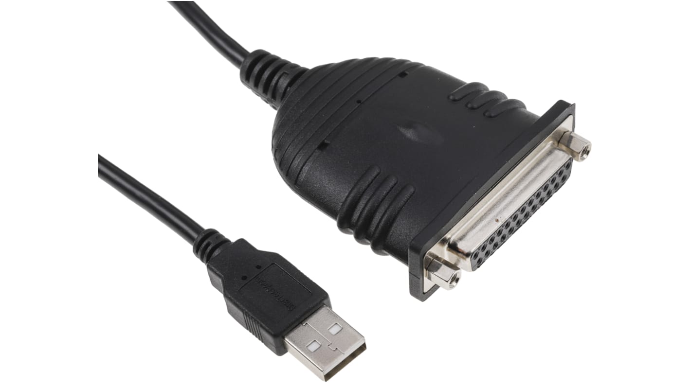 StarTech.com Konverterkabel, USB A, DB25, Stecker, Buchse