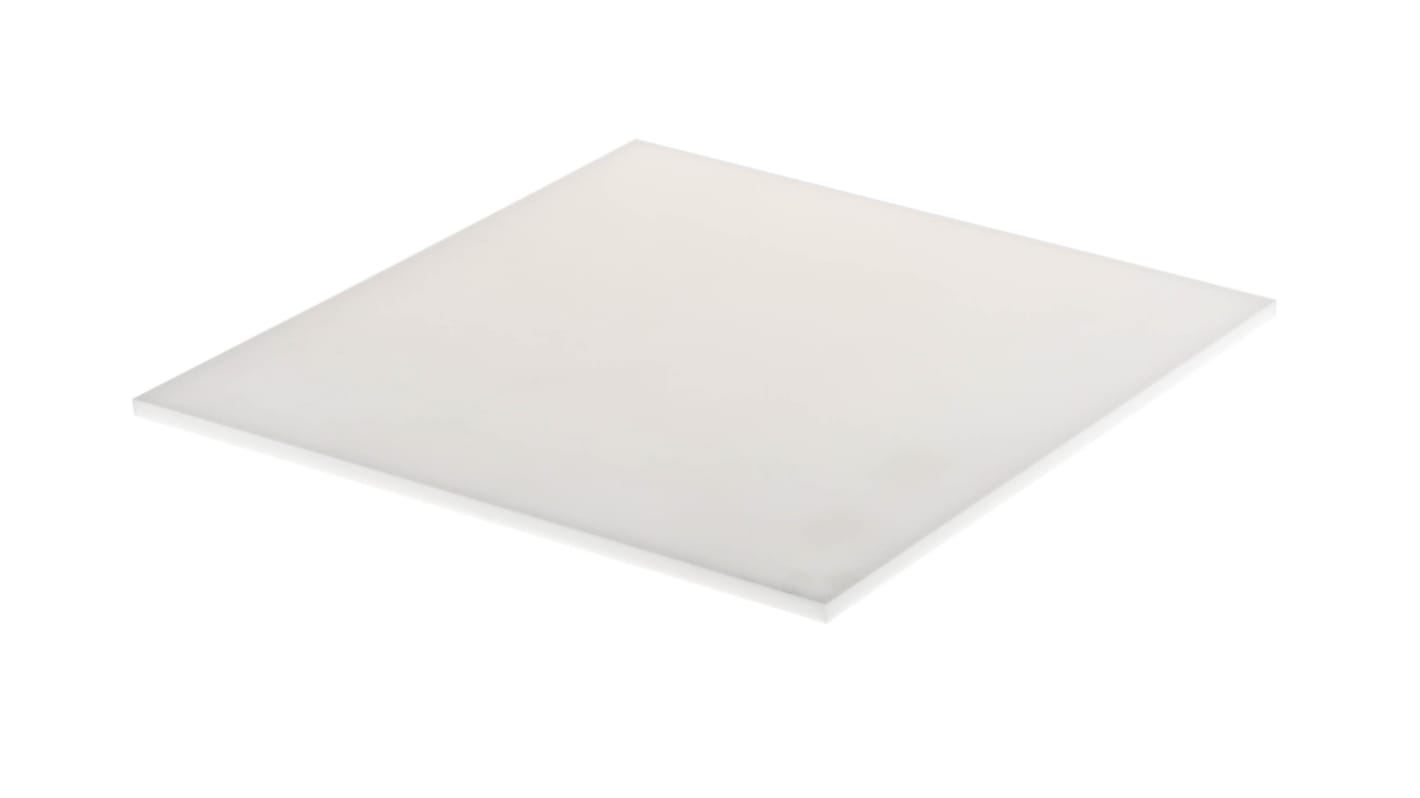 RS PRO White Plastic Sheet, 300mm x 300mm x 6mm