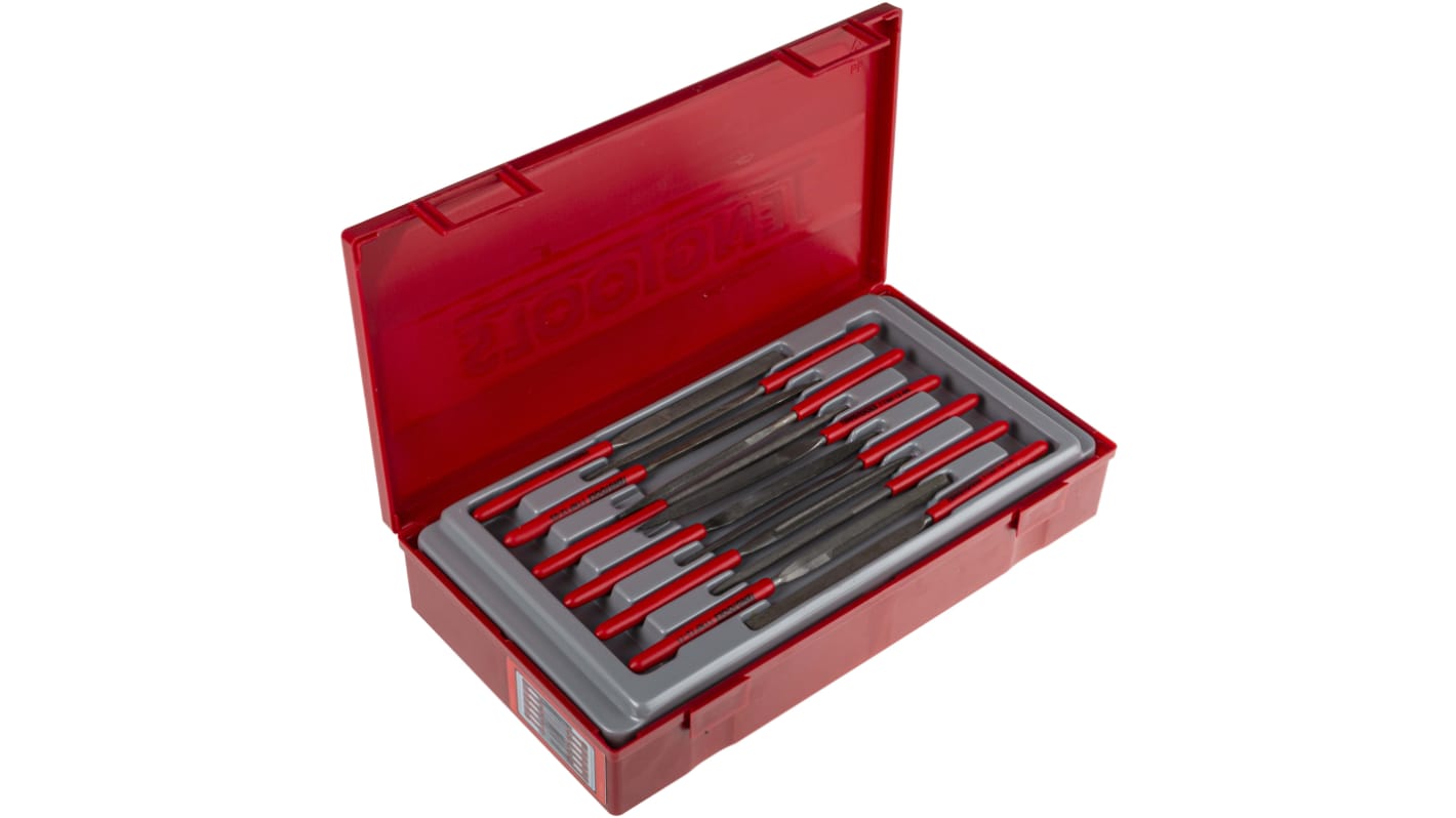 Teng Tools 针形锉刀套件, 50mm长, 12件套
