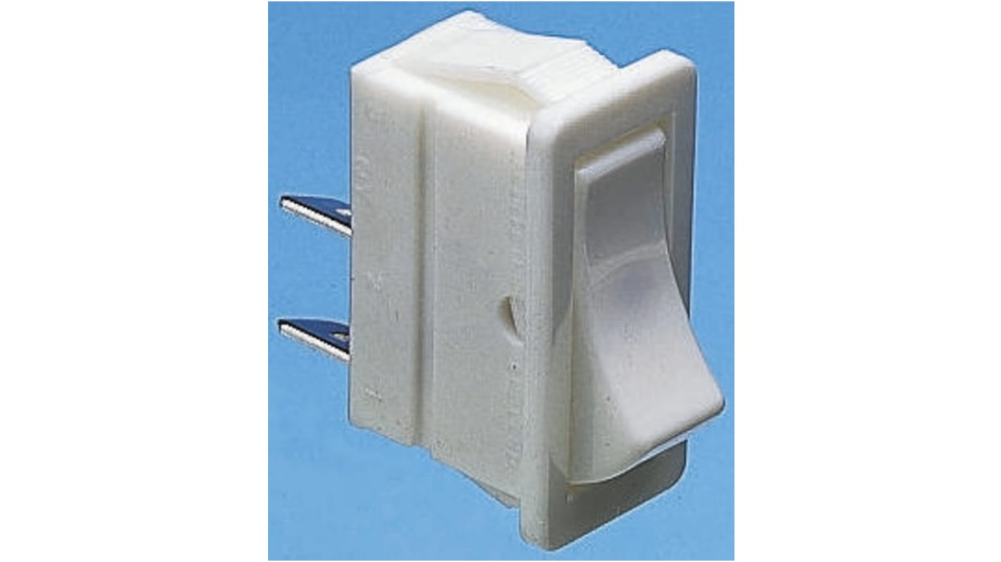Arcolectric Tafelmontage Wippschalter, 1-poliger Ein/Ausschalter Rastend, 16 A @ 250 V ac 11.5mm x 28.2mm