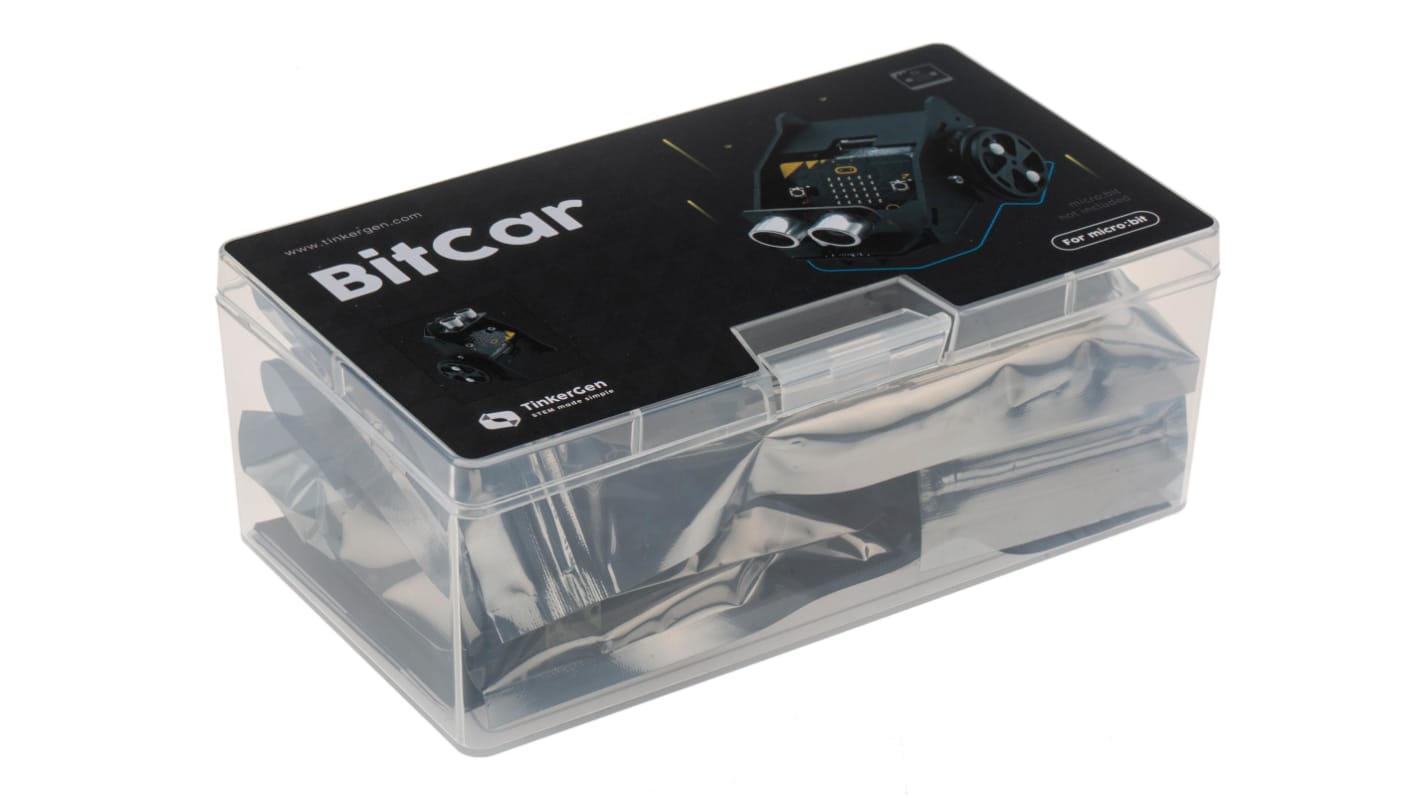 Seeed Studio BitCar - 自主线路跟踪和避障车 用于 micro:bit, Micro:bit附加组件